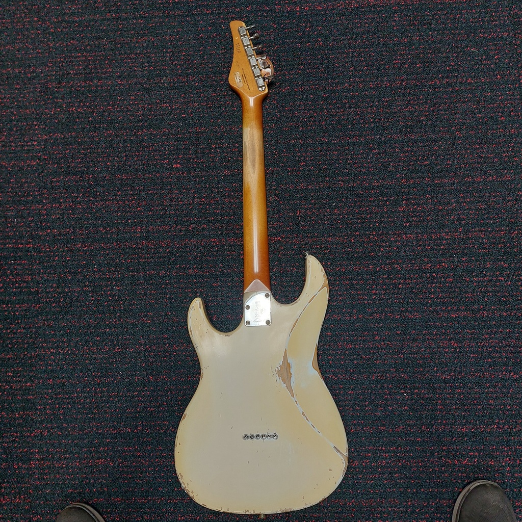 FGN Odyssey Lindy Fralin  HSS Pickups Hangover White