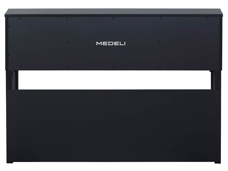 Medeli UP605 BK met houten klavier