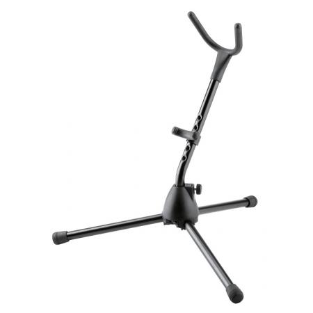 K&M 143 Sax Stand Zwart