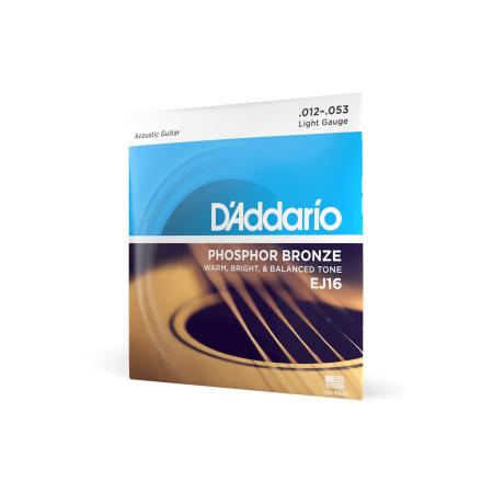 D'Addario EJ16 Phosphor Bronze 12-53