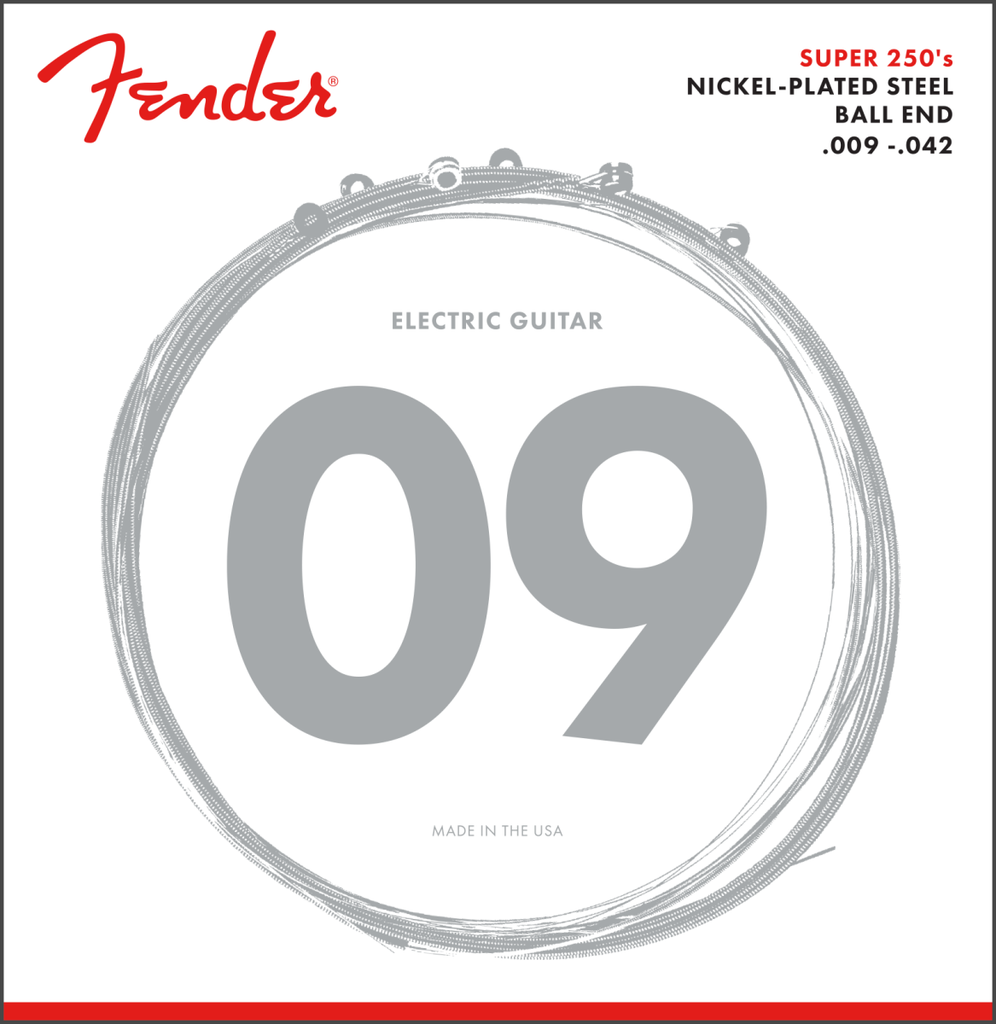 Fender 250L Nickel-Plated Steel 9-42 