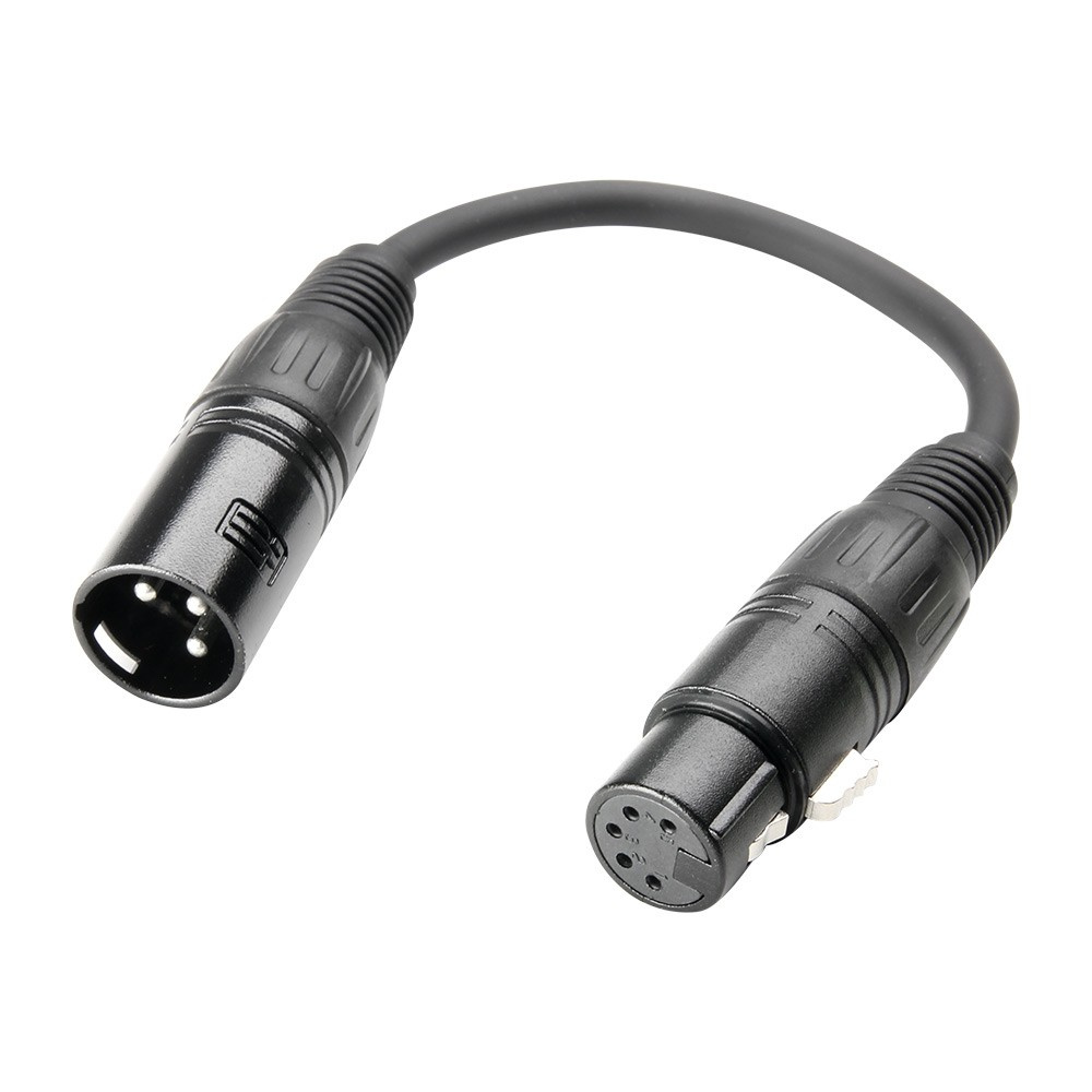 Adam Hall K3DHM0020 DMX 3-Pole Male - 5-Pole Female