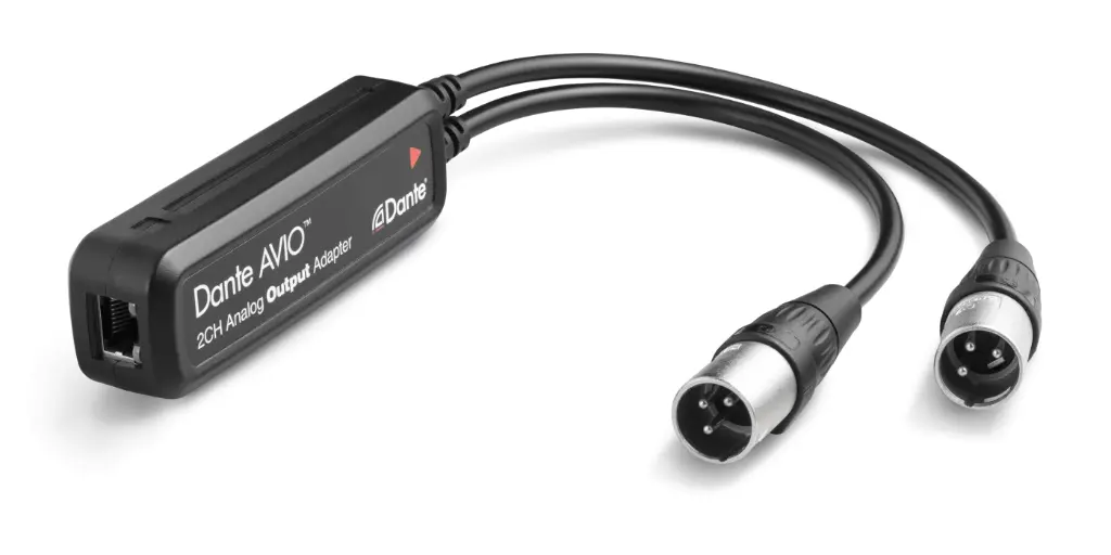 Audinate Dante AVIO 2-Channel Analog Output Adapter