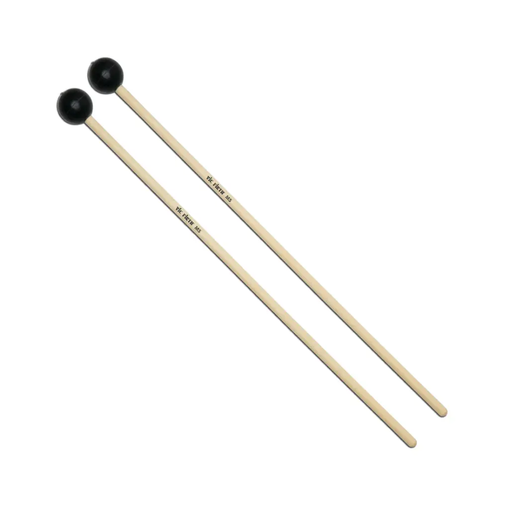 Vic Firth M5 American Custom Keyboard Medium Black Rubber Mallets