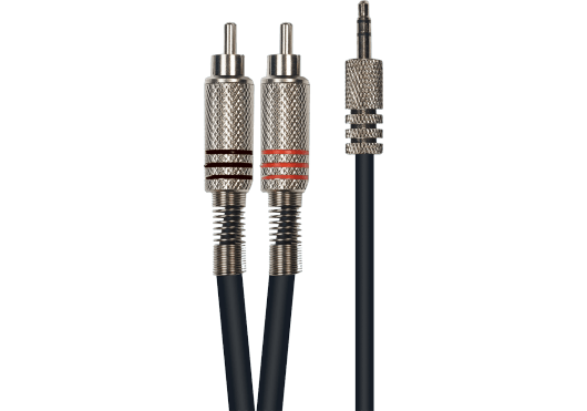 Yellow Cable 2x RCA - 3.5mm ST. J. 3m