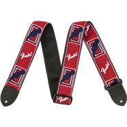 Fender Monogrammed Strap Red/White/Blue