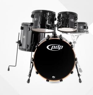 PDP BX-Series Shellset 22/HW Solid Black