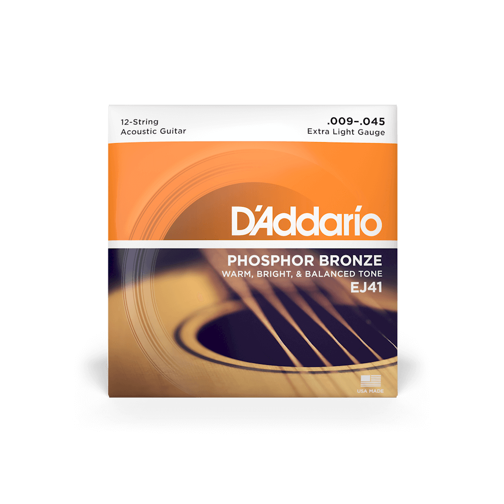 D'Addario EJ41 12-String Phospor Bronze 9-45