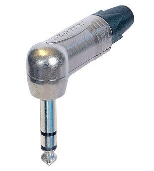 Neutrik NP3RX Stereo Jack 3Pole Right-Angle
