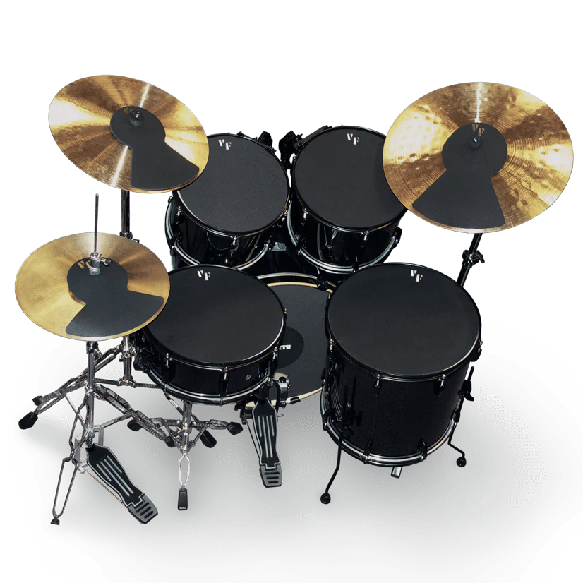 Vic Firth MUTEPP4 Drum & Cymbal Mute Prepack 10/12/14x2/22 Hihat And Cymbals