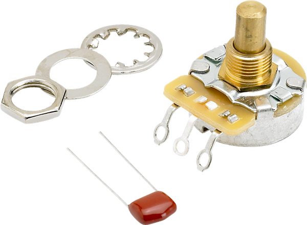 Fender 250k No Load  Solid Shaft Potentiometer