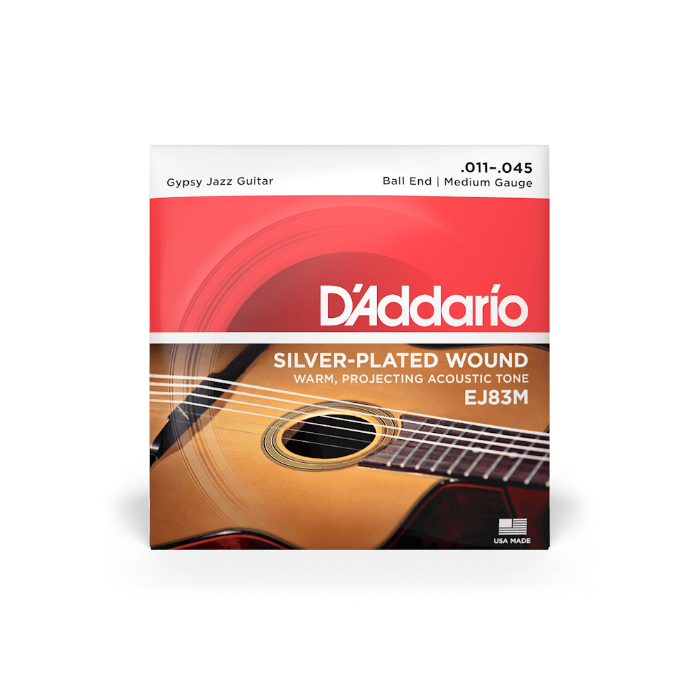 D'Addario EJ83M Gypsy Jazz Guitar 11-45