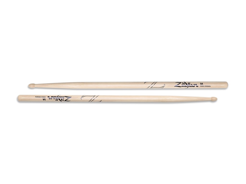 Zildjian 5AWN Hickory wood Tip