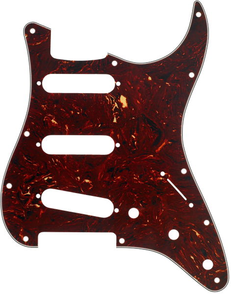 Fender 11-Hole Modern-Style Stratocaster SSS Pickguard Tortoise