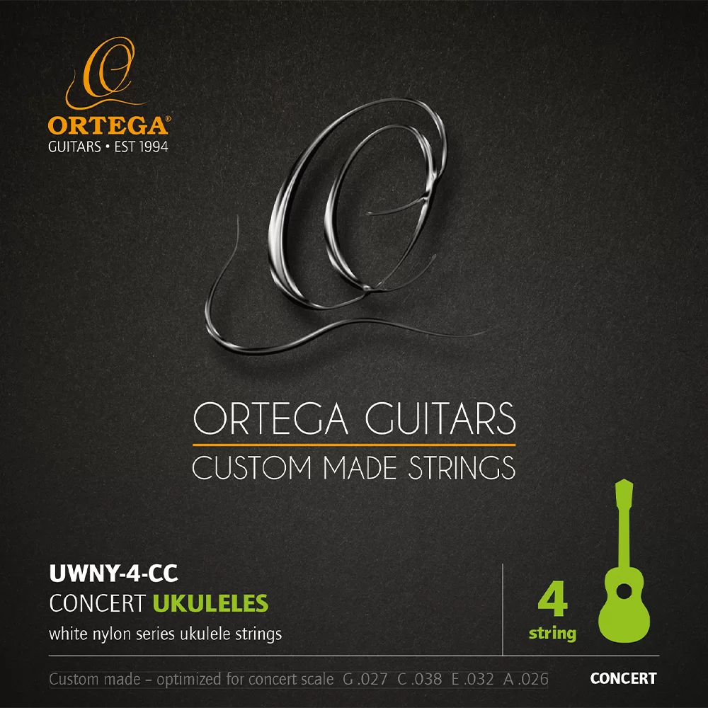 Ortega UWNY-4-CC Concert Ukulele Set White Nylon