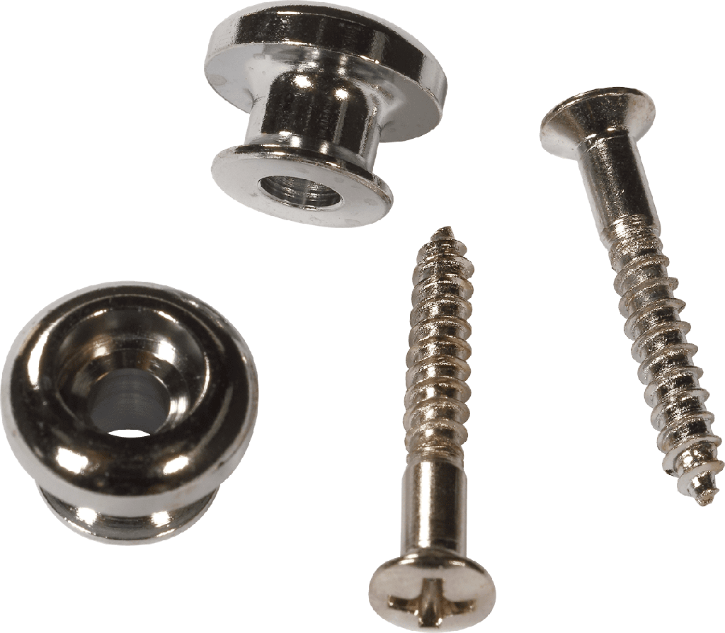 YELLOW PARTS EZ1399C End Pins per 2 met vijs Chroom