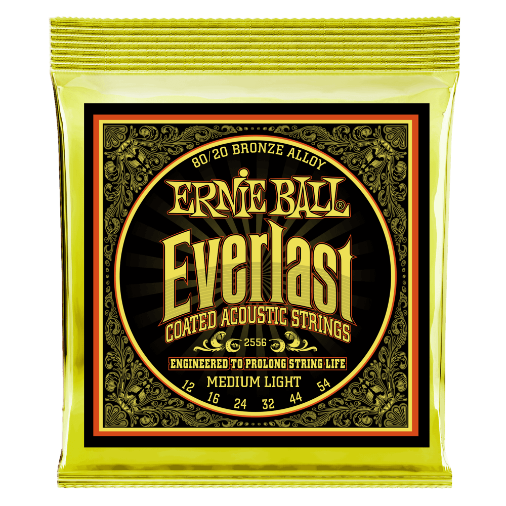 Ernie Ball 2556 Everlast Coated 80/20 Bronze 12-54