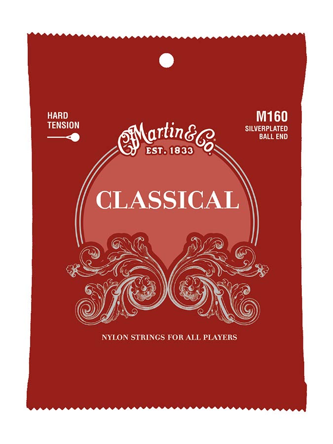 Martin M160 Classical Silver Plated Ball End Hard Tension