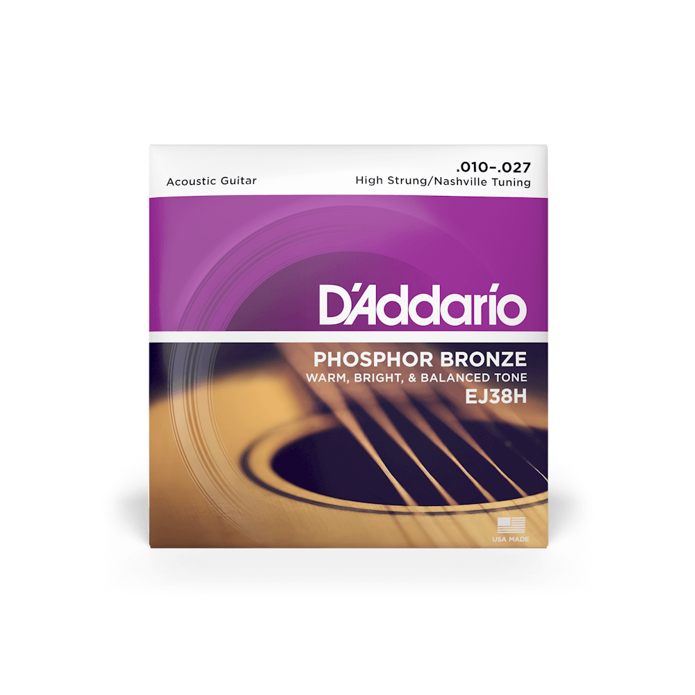 D'Addario EJ38H 010-027 Nashville tuning