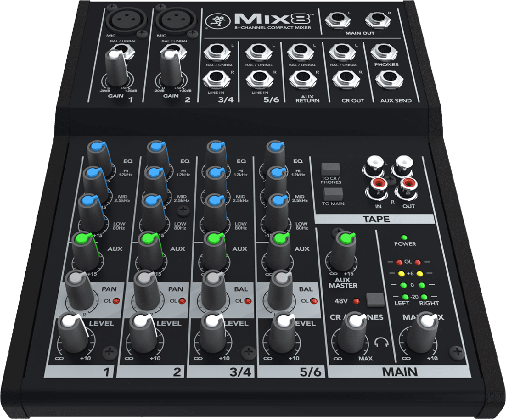 Mackie MIX8 Compact 8 Channels 10 Inputs