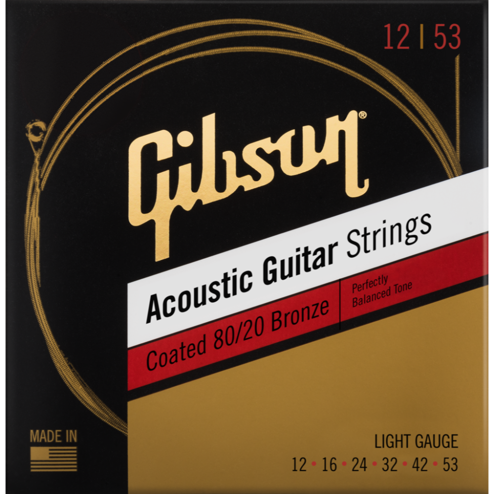 Gibson Coated 80/20 Bronze 12-53 SAG-CBRW12