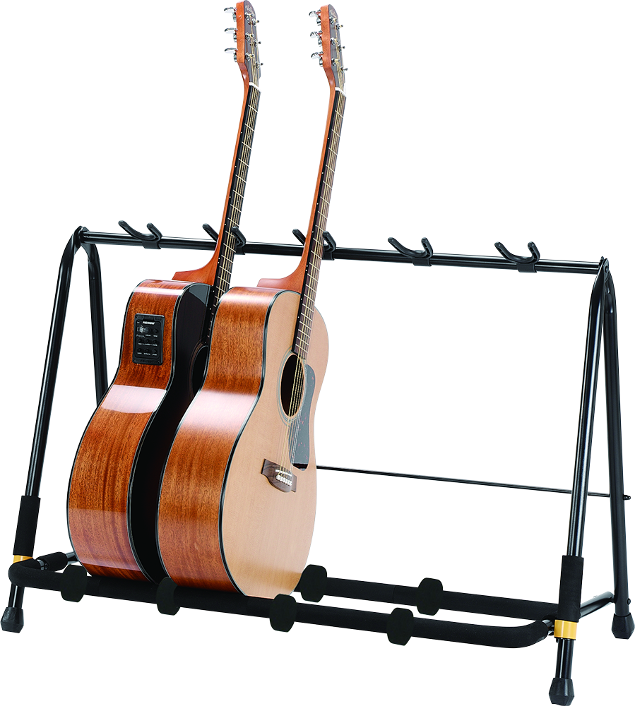 Hercules GS525B Foldable Guitar Display Rack For Five Instruments
