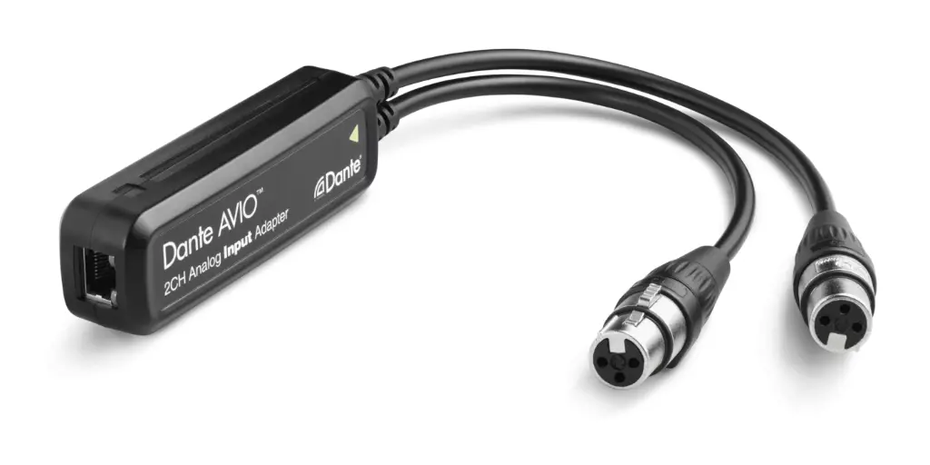 Audinate Dante AVIO 2-Channel Analog Input Adapter