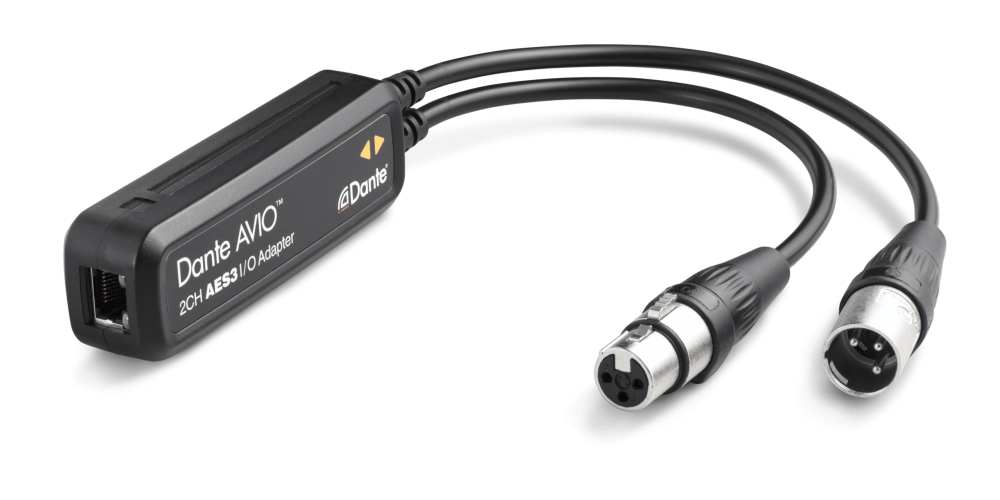 Audinate Dante AVIO 2-Channel AES3/EBU I/O Adapter