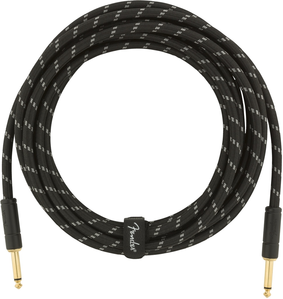 Fender Deluxe Black Tweed Instrument Cable 7.5m
