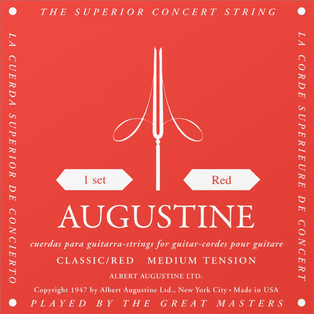 Augustine Red Classic Medium Tension