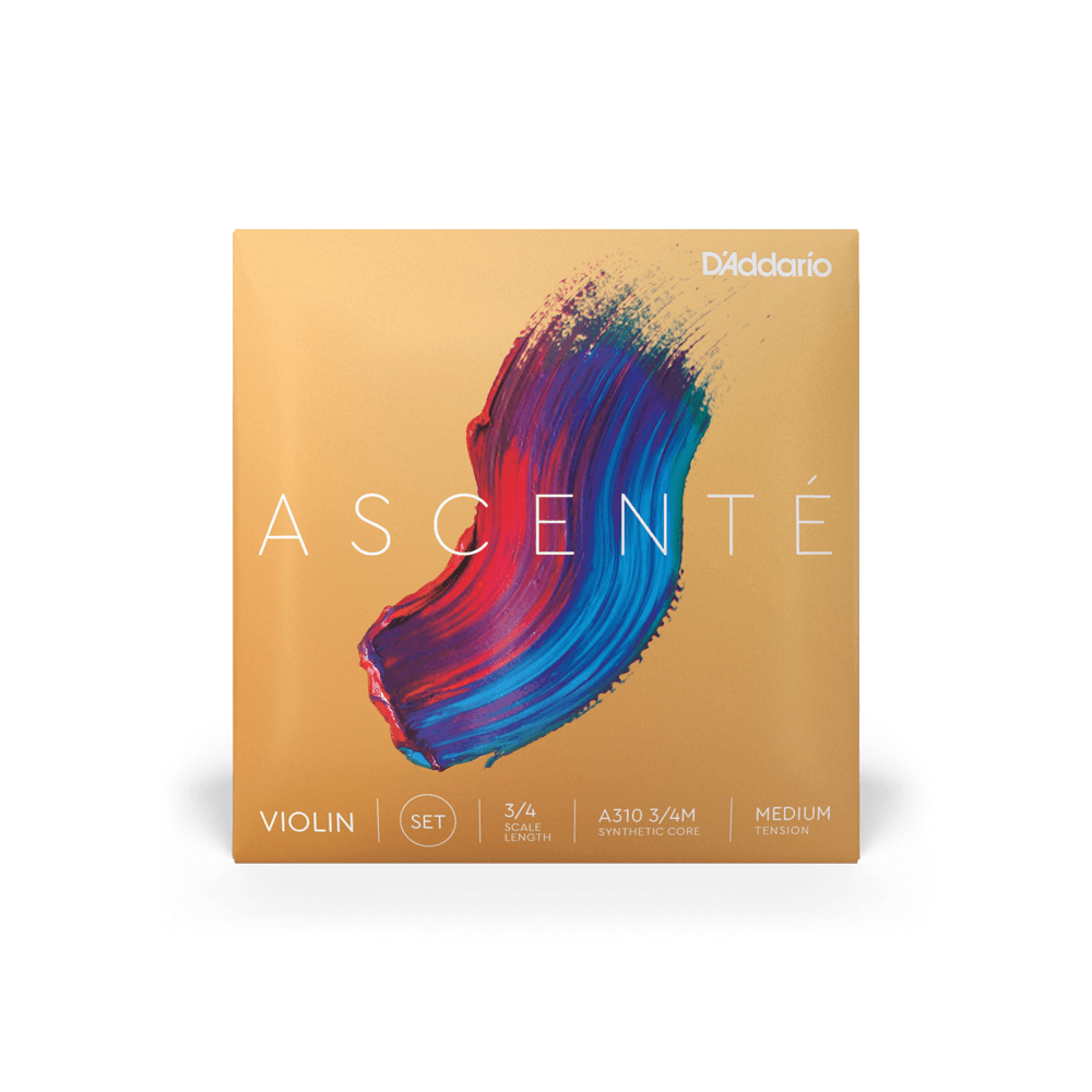 D'Addario A310 3/4 Medium Ascenté Vioolsnaren Set