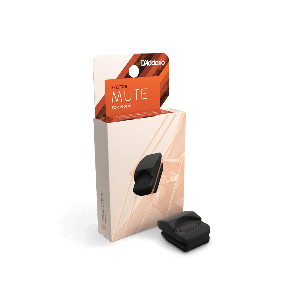 D'Addario 9493 Spector Violin Mute BK