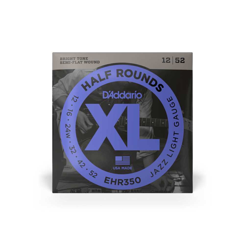 D'Addario EHR350 Semi Flatwound 12-52