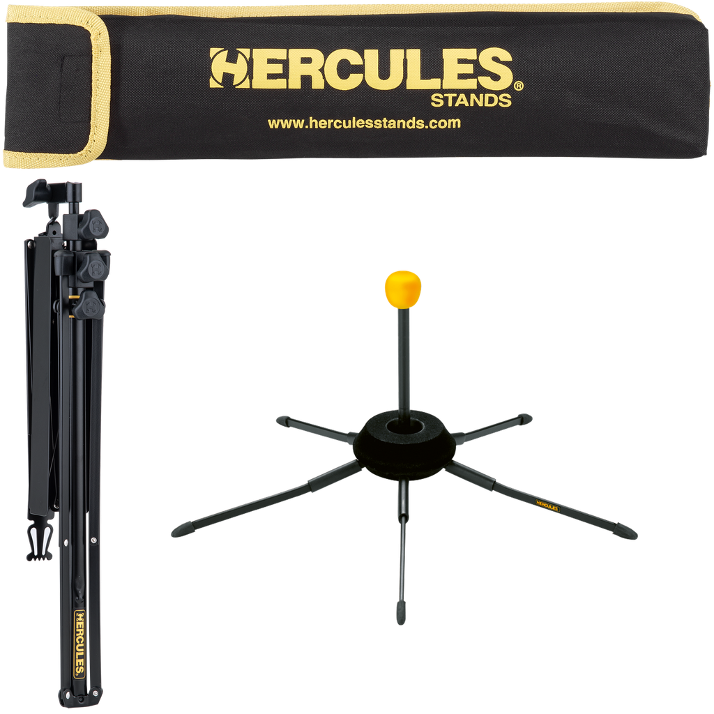Hercules HCDS410BP Trumpet-Stand, TravLite, set with Music-Stand and bag 
