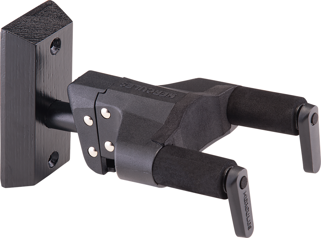 Hercules GSP38WBK+ Guitar Hanger AGS Plus Wood Base Black