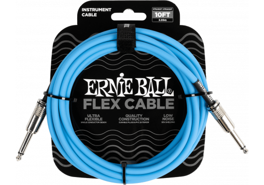 Ernie Ball 6412 Jack Mono Blauw 3m 