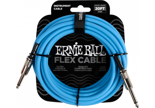 Ernie Ball 6417 Jack Mono Blauw 6m