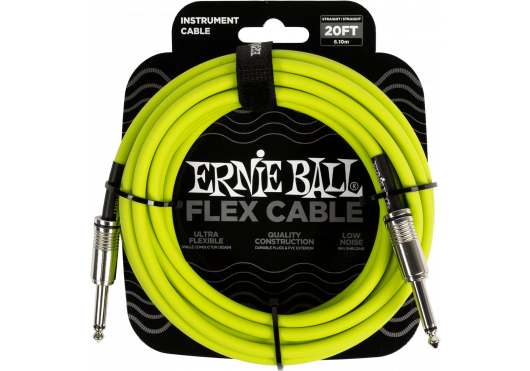 Ernie Ball 6419 Jack Mono Groen 6m