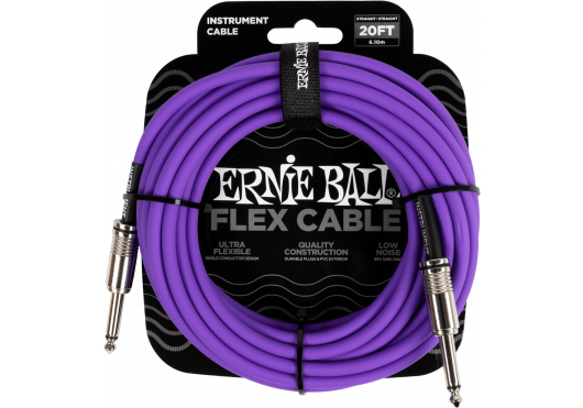 Ernie Ball 6420 Jack Mono Paars 6m