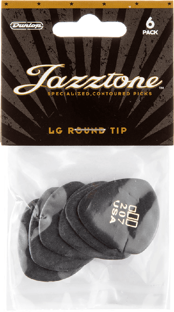 Dunlop 477P207 Jazztone LG Round Tip (6)