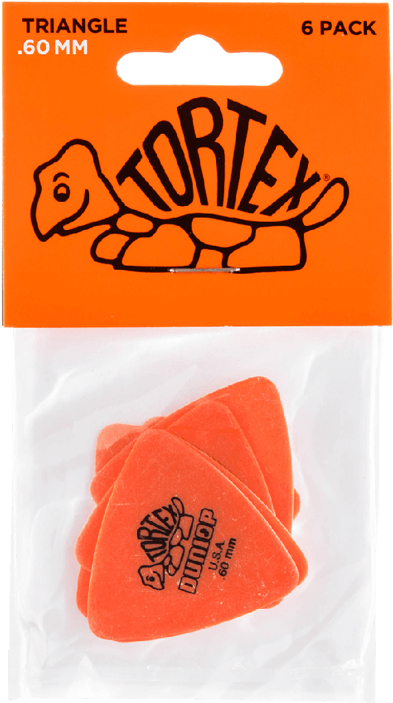 Dunlop 431P.60 Tortex Triangle .60mm (6)