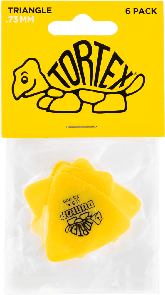 Dunlop 431P.73 Tortex Triangle .73mm (6)