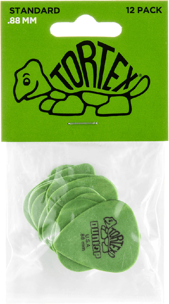 Dunlop 418P.88 Tortex Standard .88mm (12)