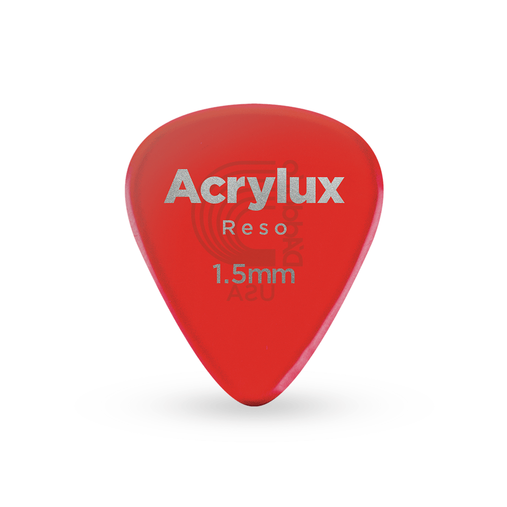 D'Addario Acrylux Reso Standard Guitar Picks 1.5mm 3-Pack