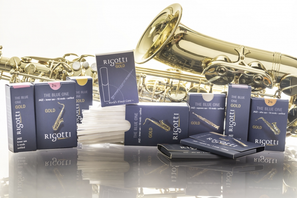 Rigotti Gold JAZZ Saxophone Reeds 2.5 – Box of 10