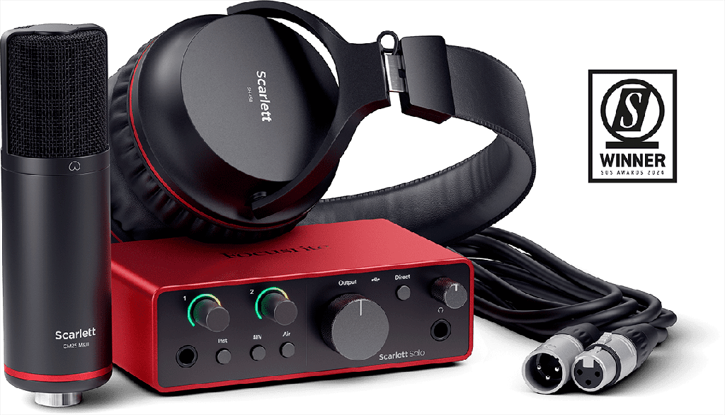 Focusrite Scarlett Solo Studio 4th Gen