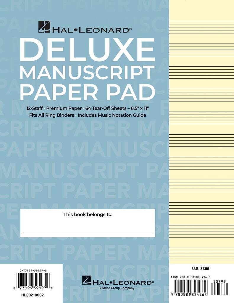 Wirebound Manuscript Paper 