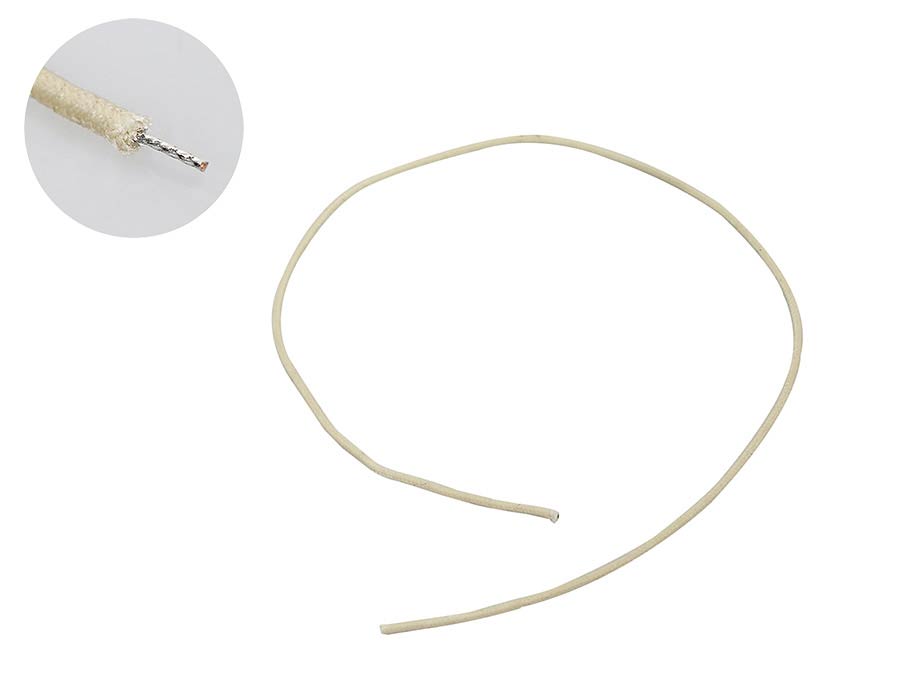 Boston USA Made Waxed Cotton Braided Push Back Wire Wit 1ft