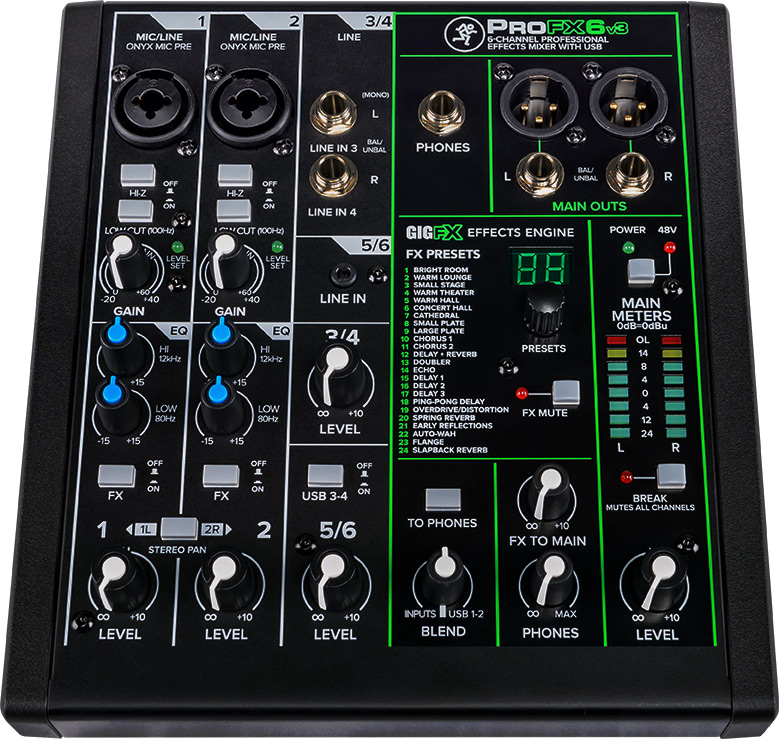 Mackie ProFX6v3 