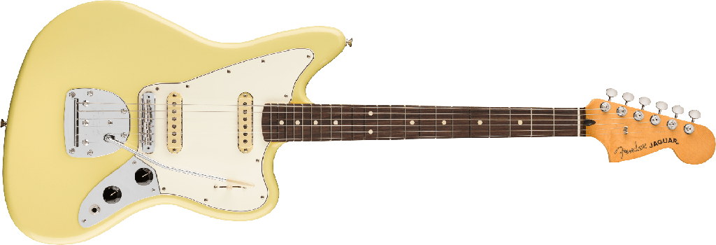 Fender Player II Jaguar®, Rosewood Fingerboard, Hialeah Yellow